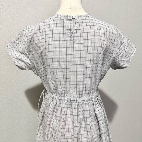 Sangria Embroidered Empire Waist Midi Dress M Boho Cottage Core Prairie - Picture 10 of 11